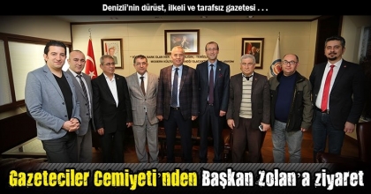 Gazeteciler Cemiyeti’nden Başkan Zolan’a ziyaret