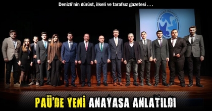 PAÜ'DE YENİ ANAYASA ANLATILDI