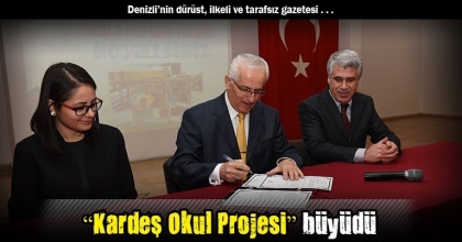 “Kardeş Okul Projesi” büyüdü