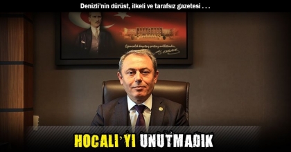 HOCALI’YI UNUTMADIK