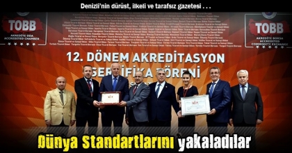 Dünya Standartlarını yakaladılar