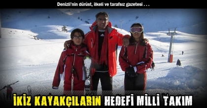 İKİZ KAYAKÇILARIN HEDEFİ MİLLİ TAKIM