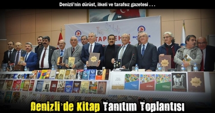 Denizli’de Kitap Tanıtım Toplantısı