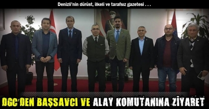 DGC’DEN BAŞSAVCI VE ALAY KOMUTANINA ZİYARET