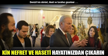 KİN NEFRET VE HASETİ HAYATINIZDAN ÇIKARIN