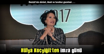 Hülya Koçyiğit’ten imza günü