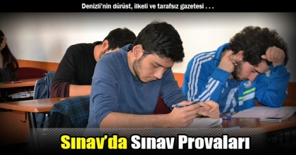 Sınav’da Sınav Provaları