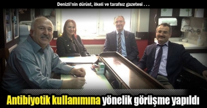 Antibiyotik kullanımına yönelik görüşme yapıldı