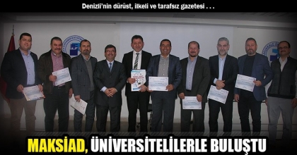 MAKSİAD, ÜNİVERSİTELİLERLE BULUŞTU