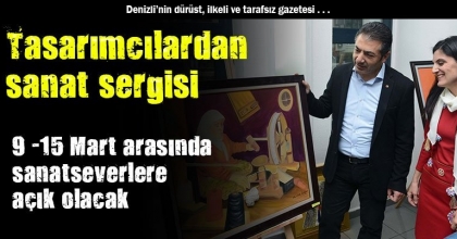 Tasarımcılardan sanat sergisi