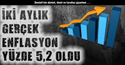 İKİ AYLIK GERÇEK ENFLASYON YÜZDE 5,2 OLDU