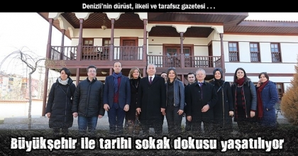 Büyükşehir ile tarihi sokak dokusu yaşatılıyor