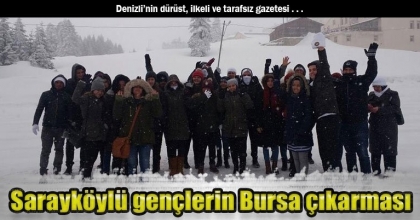Sarayköylü gençlerin Bursa çıkarması