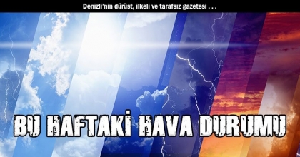 Bu hafta yağış beklenmiyor