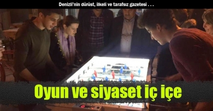 Oyun ve siyaset iç içe