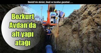 Bozkurt Avdan’da alt yapı atağı