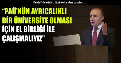 VALİ ALTIPARMAK, “PAÜ’NÜN AYRICALIKLI BİR ÜNİVERSİTE OLMASI İÇİN EL BİRLİĞİ İLE ÇALIŞMALIYIZ”