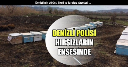 DENİZLİ POLİSİ HIRSIZLARIN ENSESİNDE