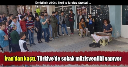 İran'dan kaçtı, Türkiye'de sokak müzisyenliği yapıyor