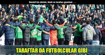   TARAFTAR DA FUTBOLCULAR GİBİ