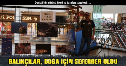 BALIKÇILAR, DOĞA İÇİN SEFERBER OLDU