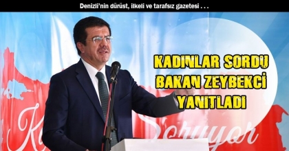 KADINLAR SORDU BAKAN ZEYBEKCİ YANITLADI