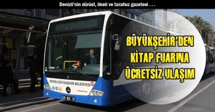 BÜYÜKŞEHİR’DEN KİTAP FUARINA ÜCRETSİZ ULAŞIM