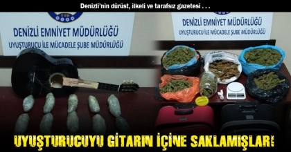 UYUŞTURUCUYU GİTARIN İÇİNE SAKLAMIŞLAR!