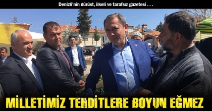 MİLLETİMİZ TEHDİTLERE BOYUN EĞMEZ