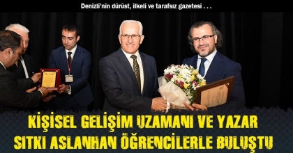 KİŞİSEL GELİŞİM UZAMANI VE YAZAR SITKI ASLANHAN ÖĞRENCİLERLE BULUŞTU