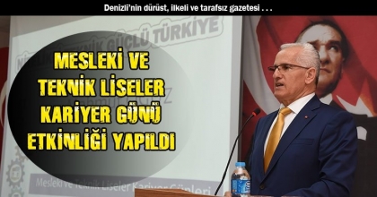 MESLEKİ VE TEKNİK LİSELER KARİYER GÜNÜ ETKİNLİĞİ YAPILDI