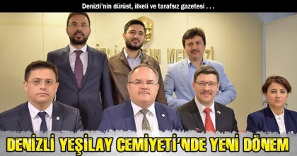 DENİZLİ YEŞİLAY CEMİYETİ’NDE YENİ DÖNEM