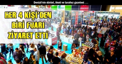 HER 4 KİŞİ’DEN BİRİ FUARI ZİYARET ETTİ