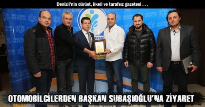 OTOMOBİLCİLERDEN BAŞKAN SUBAŞIOĞLU’NA ZİYARET