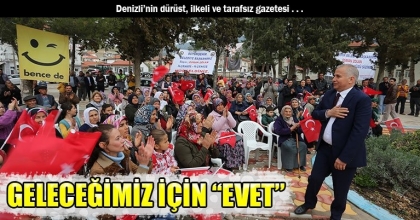 GELECEĞİMİZ İÇİN “EVET”