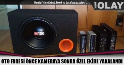 OTO FARESİ ÖNCE KAMERAYA SONRA ÖZEL EKİBE YAKALANDI
