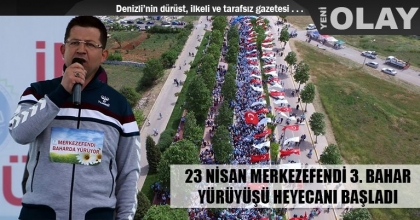 23 NİSAN MERKEZEFENDİ 3. BAHAR YÜRÜYÜŞÜ HEYECANI BAŞLADI