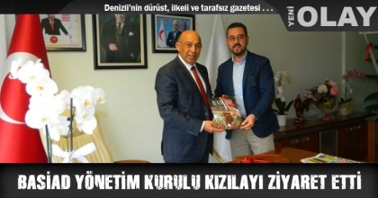 BASİAD YÖNETİM KURULU KIZILAYI ZİYARET ETTİ