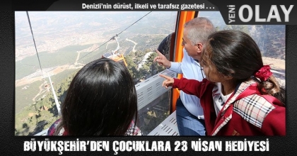 BÜYÜKŞEHİR’DEN ÇOCUKLARA 23 NİSAN HEDİYESİ