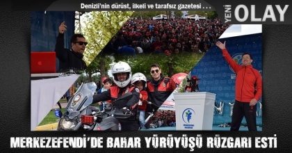 MERKEZEFENDİ’DE BAHAR YÜRÜYÜŞÜ RÜZGARI ESTİ