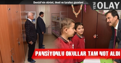 PANSİYONLU OKULLAR TAM NOT ALDI