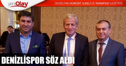 DENİZLİSPOR SÖZ ALDI