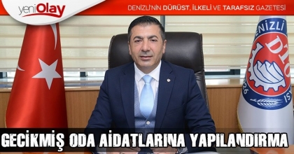 GECİKMİŞ ODA AİDATLARINA YAPILANDIRMA