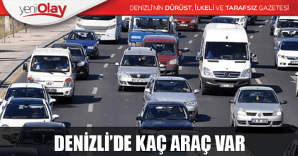 DENİZLİ'DE KAÇ ARAÇ VAR