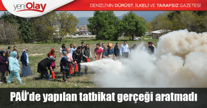 PAÜ’de yapılan tatbikat gerçeği aratmadı