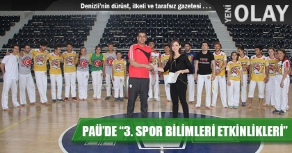PAÜ’DE “3. SPOR BİLİMLERİ ETKİNLİKLERİ”