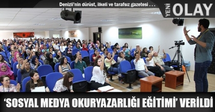  ‘SOSYAL MEDYA OKURYAZARLIĞI EĞİTİMİ’ VERİLDİ