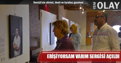 ERİŞİYORSAM VARIM SERGİSİ AÇILDI