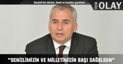 ZOLAN: “DENİZLİMİZİN VE MİLLETİMİZİN BAŞI SAĞOLSUN”