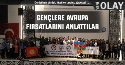 GENÇLERE AVRUPA FIRSATLARINI ANLATTILAR